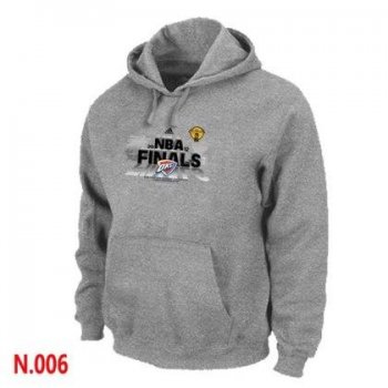 Mens Oklahoma City Thunder L.Grey Pullover Hoodie