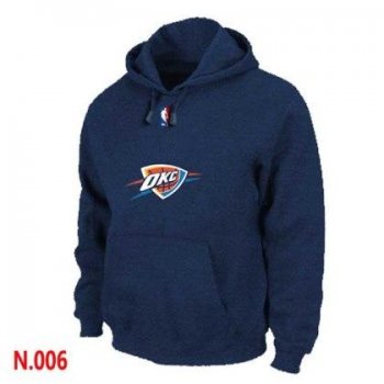 Mens Oklahoma City Thunder Dark blue Pullover Hoodie