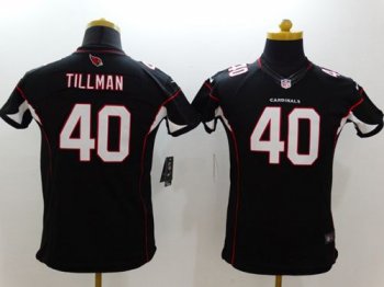 Youth Nike Arizona Cardinals #40 Pat Tillman Black Alternate Stitched NFL Limited Jersey