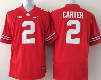 Youth Ohio State Buckeyes #2 Cris Carter Red Stitched NCAA Jersey