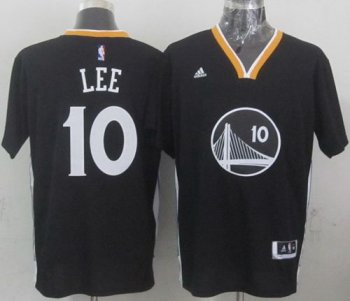 Golden State Warriors #10 David Lee Black New Alternate Stitched NBA Jersey