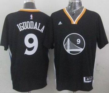 Golden State Warriors #9 Andre Iguodala New Black Alternate Stitched NBA Jersey