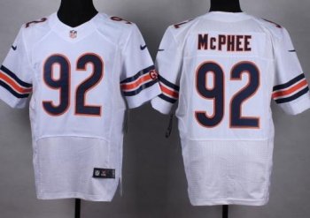 Nike Chicago Bears #92 Pernell McPhee White Stitched NFL Elite Jersey