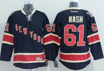 New York Rangers #61 Rick Nash Dark Blue Third Stitched NHL Jersey