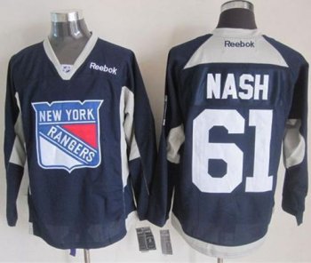 New York Rangers #61 Rick Nash Navy Blue Practice Stitched NHL Jersey