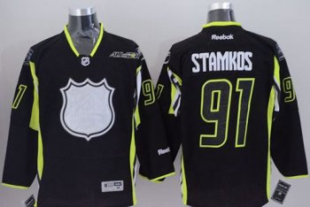 Tampa Bay Lightning #91 Steven Stamkos Black 2015 All Star Stitched NHL Jersey