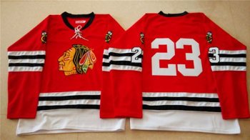 Chicago Blackhawks #23 Kris Versteeg Red Mitchell And Ness 1960-61 Stitched NHL Jersey