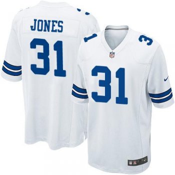 Youth Nike Dallass Cowboys #31 Byron Jones White Stitched NFL Jersey