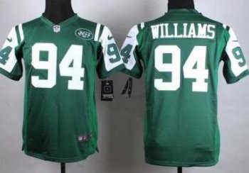 Youth Nike New York Jets #94 Leonard Williams Green Stitched NFL Jersey