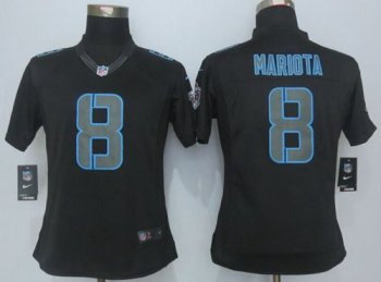 Women's Nike Tennessee Titans #8 Marcus Mariota Black Impact NFL Limited Jersey