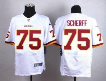 Nike Washington Redskins #75 Brandon Scherff White NFL Elite Jersey