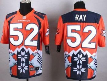 Nike Denver Broncos #52 Shane Ray Orange NFL Elite Noble Fashion Jersey