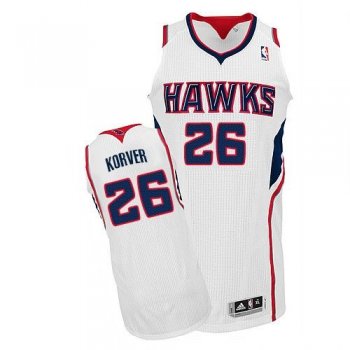 Atlanta Hawks #26 Kyle Korver White Stitched NBA Jersey