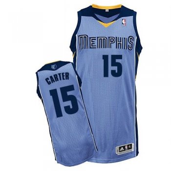 Memphis Grizzlies #15 Vince Carter Light Blue Stitched NBA Jersey