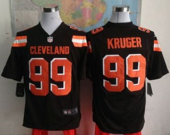 Nike Cleveland Browns #99 Paul Kruger Brown Stitched NFL Game Jersey