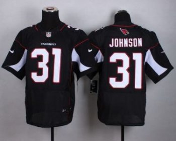 Nike Arizona Cardinals #31 David Johnson Black Stitched NFL Elite Jersey