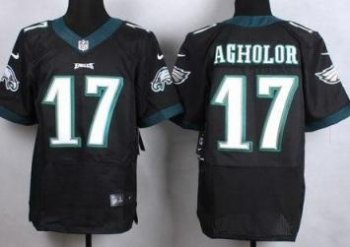 Nike Philadelphia Eagles #17 Nelson Agholor Black NFL Elite Jersey