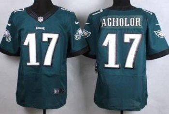 Nike Philadelphia Eagles #17 Nelson Agholor Green NFL Elite Jersey