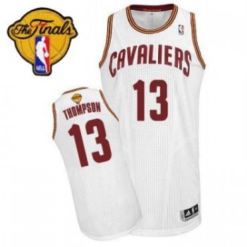 Cavaliers #13 Tristan Thompson White The Finals Patch Stitched Revolution 30 NBA Jersey