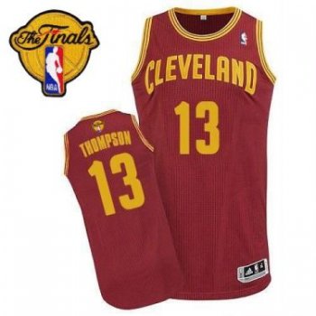 Cavaliers #13 Tristan Thompson Red The Finals Patch Stitched Revolution 30 NBA Jersey