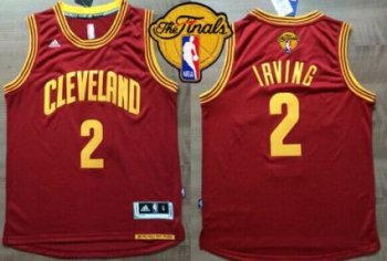 Cavaliers #2 Kyrie Irving Red The Finals Patch Stitched Revolution 30 NBA Jersey