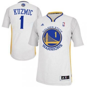 Warriors #1 Ognjen Kuzmic White Alternate Stitched Revolution 30 NBA Jersey