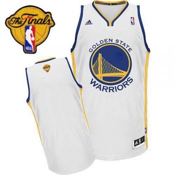 Warriors Blank White The Finals Patch Stitched Revolution 30 NBA Jersey