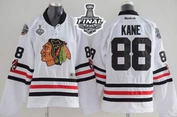 Youth Blackhawks #88 Patrick Kane White 2015 Winter Classic Stanley Cup Stitched NHL Jersey