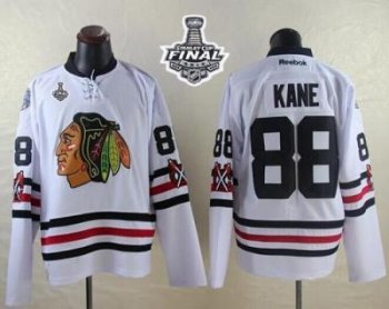 Blackhawks #88 Patrick Kane White 2015 Winter Classic 2015 Stanley Cup Stitched NHL Jersey