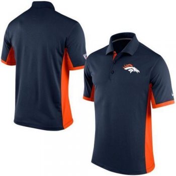 Men's Nike NFL Denver Broncos Navy Team Issue Performance Polo