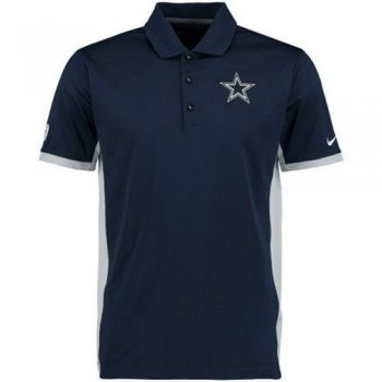 Men's Nike NFL Dallas Cowboys Navy Team Issue Performance Polo