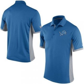 Men's Nike NFL Detroit Lions Blue Team Issue Performance Polo