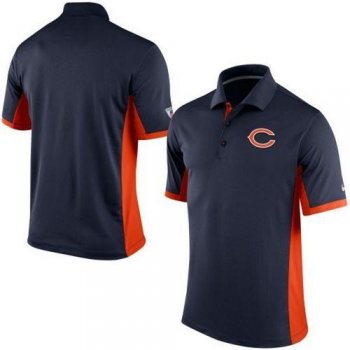 Men's Nike NFL Chicago Bears Navy Team Issue Performance Polo