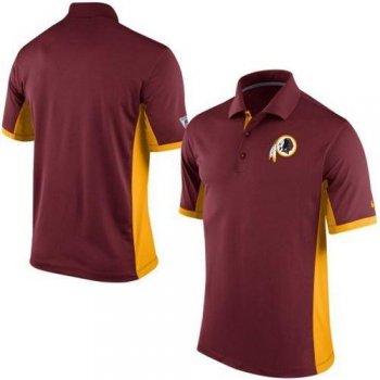 Men's Nike NFL Washington Redskins Burgundy Team Issue Performance Polo