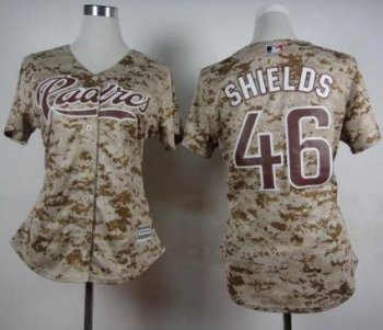 Women's Padres #46 Craig Kimbrel Camo Alternate 2 Stitched Baseball Jersey