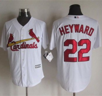 Cardinals #22 Jason Heyward White New Cool Base Stitched Baseball Jersey