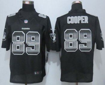 Nike Raiders #89 Amari Cooper Black Team Color Men's Stitched NFL Limited Strobe Jersey