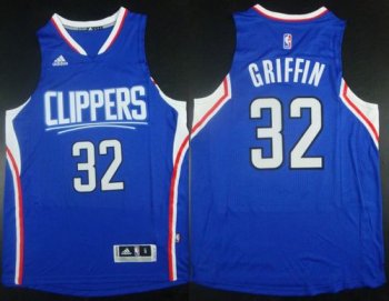 Clippers #32 Blake Griffin Stitched Blue NBA Jersey