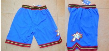 Philadelphia 76ers Blue Throwback NBA Shorts