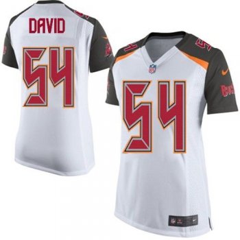 Women's Nike Buccaneers #54 Lavonte David White Stitched NFL New Elite Jersey