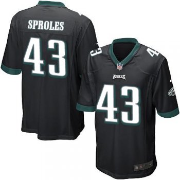 Youth Nike Eagles #43 Darren Sproles Black Alternate Stitched NFL Jersey