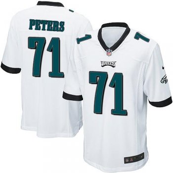 Youth Nike Eagles #71 Jason Peters White Stitched NFL Jersey