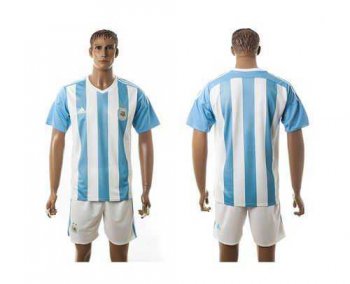 Argentina Blank Home Soccer Country Jersey