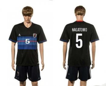 Japan #5 Nagatomo Home Soccer Country Jersey