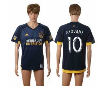 Los Angeles Galaxy #10 Giovani Away Soccer Club Jersey