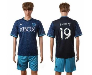 Seattle Sounders #19 Barrett SEC Away Soccer Club Jersey