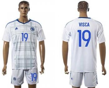 Bosnia Herzegovina #19 Visca Away Soccer Country Jersey