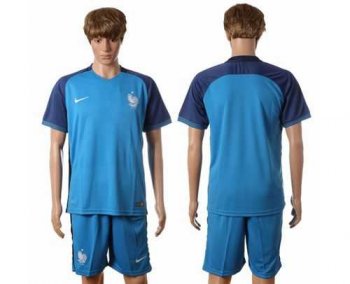 France Blank Home Soccer Country Jersey