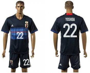 Japan #22 Yoshida Home Soccer Country Jersey