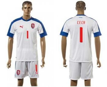 Czech #1 Cech Away Soccer Country Jersey